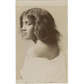 Unidentified Māori girl