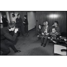 The Chills with mayor, Richard Walls