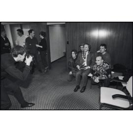 The Chills with mayor, Richard Walls