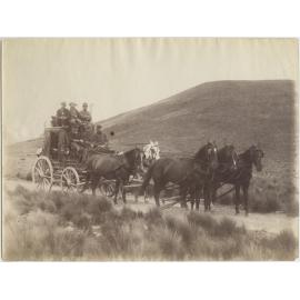 Horse-drawn coach, Arthur's Pass Road