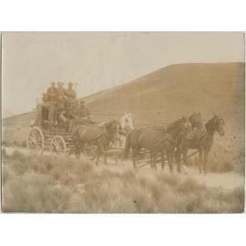Horse-drawn coach, Arthur's Pass Road