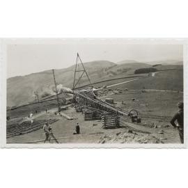 View along from the top of the mast