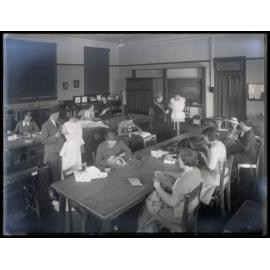 Clothing class, School of Home Science