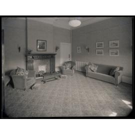 Sitting room at Studholme Hall, School of Home Science
