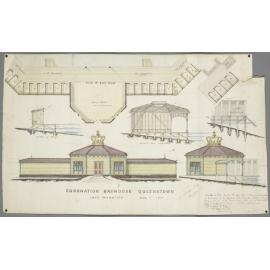 Plan of the Coronation Bathhouse, Queenstown
