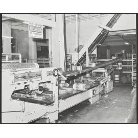 Wrapping machine at Laurenson's Bakery