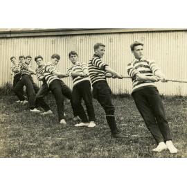 Otago Boys' High School Upper V tug-of-war team