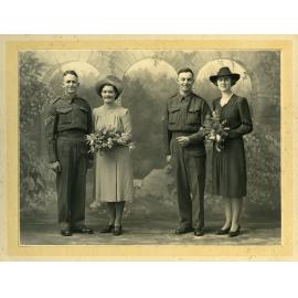 Wedding group, marriage of Iris Laurie to John Graham-Smith