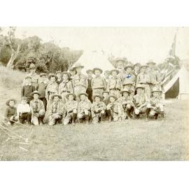 Roslyn Scouts camp at Portobello