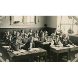 Standard 6 girls, Kaikorai School, 1937