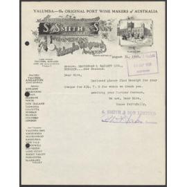 S. Smith and Son letterhead