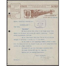 Dingo Medicine Company letterhead