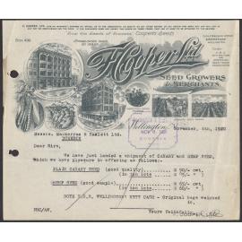 F. Cooper Limited letterhead