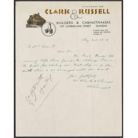 Clark & Russell letterhead