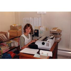 Jen Westergaard, typist at Brodrick, Parcell & McKay