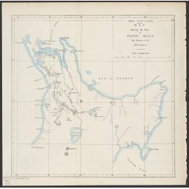 New Zealand. Map shewing the Sites of Flour Mills, the Property of the Aborigines.