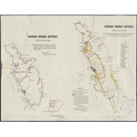 Two Maps: (1) Hauraki Mining District. Sketch Map...; (2) Hauraki Mining District. Locality Map...
