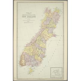 General Map of the Middle Island, New Zealand