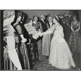 Mabel Howard meeting Queen Elizabeth the Queen Mother