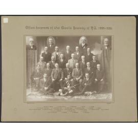 Office bearers of the Gaelic Society of New Zealand 1925-1926