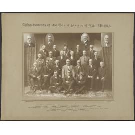 Office bearers of the Gaelic Society of New Zealand 1926-1927