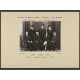'St John Ambulance Brigade Overseas, Otago District, Dunedin Corps Staff'