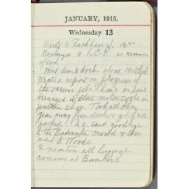 World War I diary of Edward Fletcher Roberts