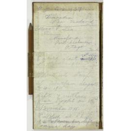 World War I and II diary of James Henry Lawless