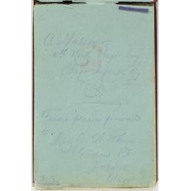 World War I diary of Alexander Smith Falconer