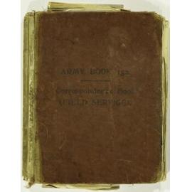 World War I field book of Fred Rogers