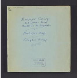 Newspaper clippings album, number 22