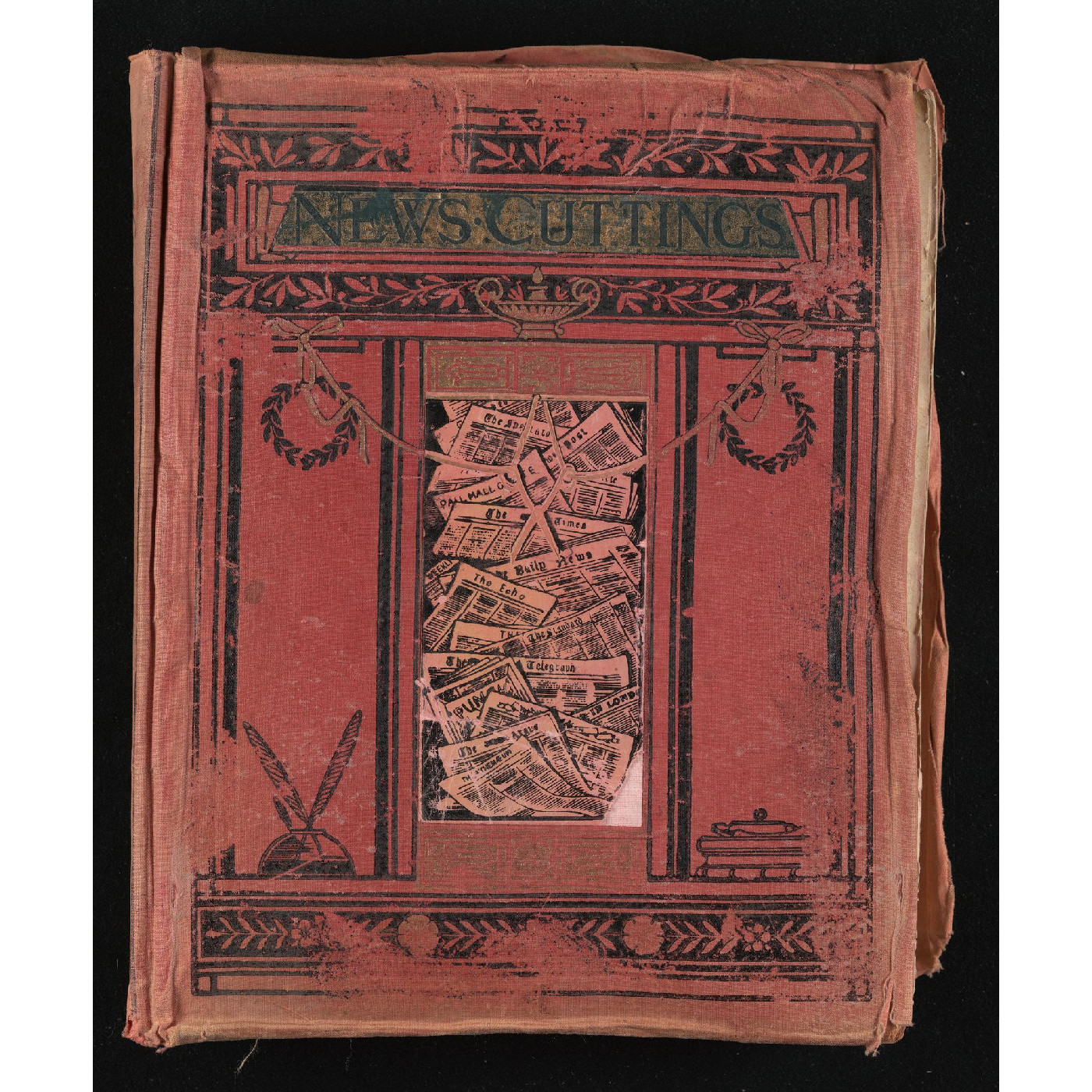 Newspaper clippings album, number 1