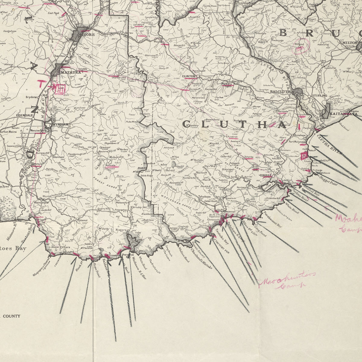 Maps collected by Herries Beattie 