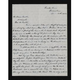 Letter, 13 April 1952, from Ruby H. Foord, to Herries Beattie