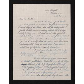 Letter, 30 November 1948, from H. Hogg, to Herries Beattie