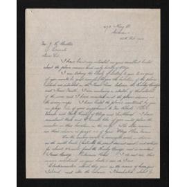 Letter, 28 October 1948, from H. Hogg, to Herries Beattie