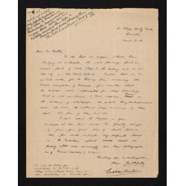 Letter, 31 March 1938 [1948], from E. Allan Aubin, to Herries Beattie