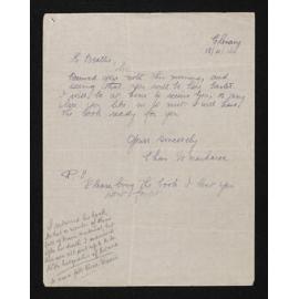 Letter, 18 April 1916, from C. Te Maiharoa, to Herries Beattie