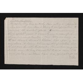 Letter, 25 January 1913, from William Spearman Young, to Herries Beattie