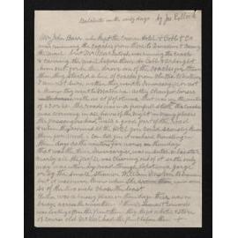 Letter, [n.d.], from James Pollock, to Herries Beattie