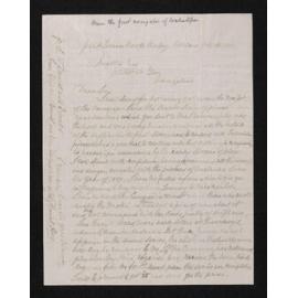 Letter, 14 December 1911, from Daniel Hay, to Herries Beattie