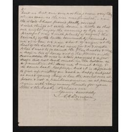 Letter, 7 November 1919, from A.H. Duncan, to Herries Beattie