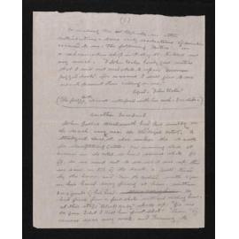 Letter, c.1911, from Hugh Cameron, to Herries Beattie