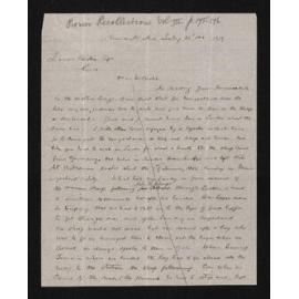 Letter, 26 July 1917, from David Lamb, to Herries Beattie