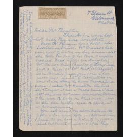 Letter, [1913] , from Charlotte Stobo, to Herries Beattie
