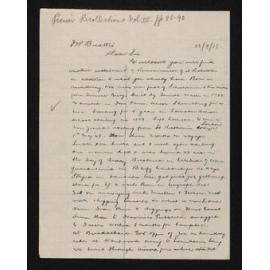 Letter, 13 September 1917, from John D. Robertson, to Herries Beattie