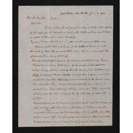 Letter, 2 June 1914, from Taylor White, to Herries Beattie