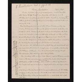 Letter, [n.d.], from Taylor White, to Herries Beattie