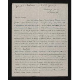 Letter [incomplete], 19 January 1910, [from W.H.S. Roberts], to Herries Beattie