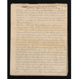 Manuscript, n.d., [by Frederick Louis Mieville]